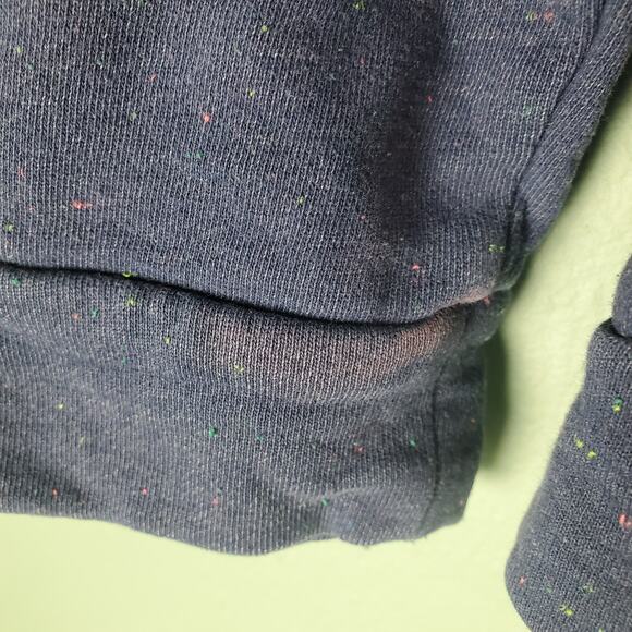 American Fighter Womens Blue Cut Out Crewneck Long Sleeve Sweatshirt Size XL - Picture 6 of 8